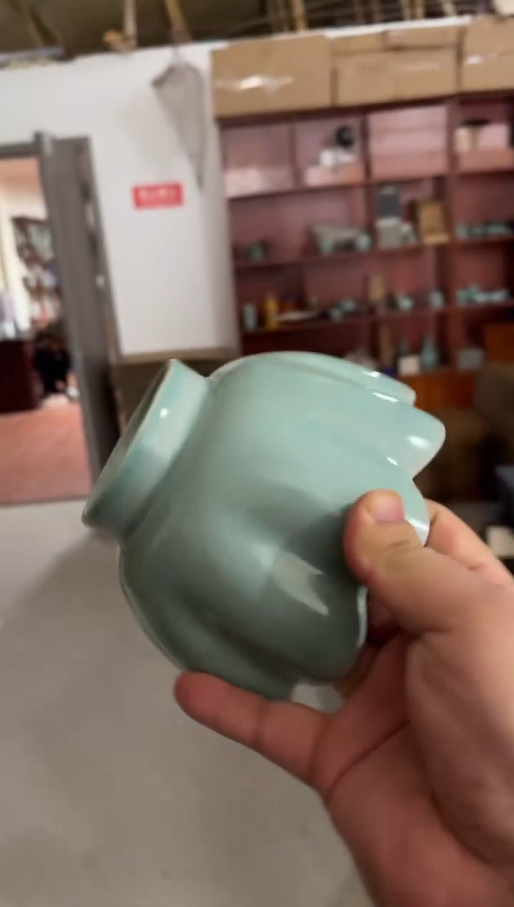 汝瓷平顶山汝瓷产品   莲花温碗