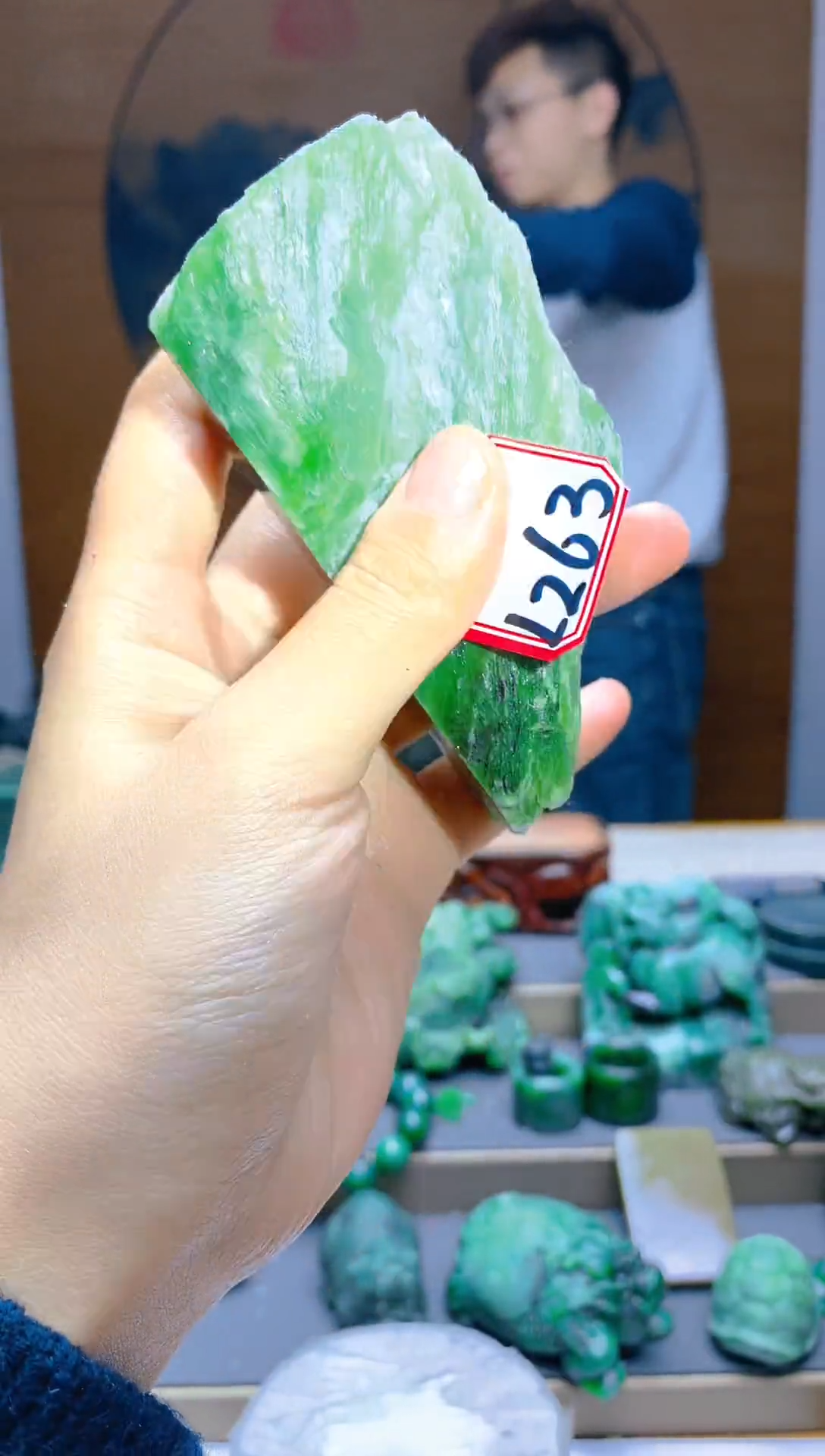 【闪购商品】和田玉（碧玉）珠宝半成品未镶嵌1