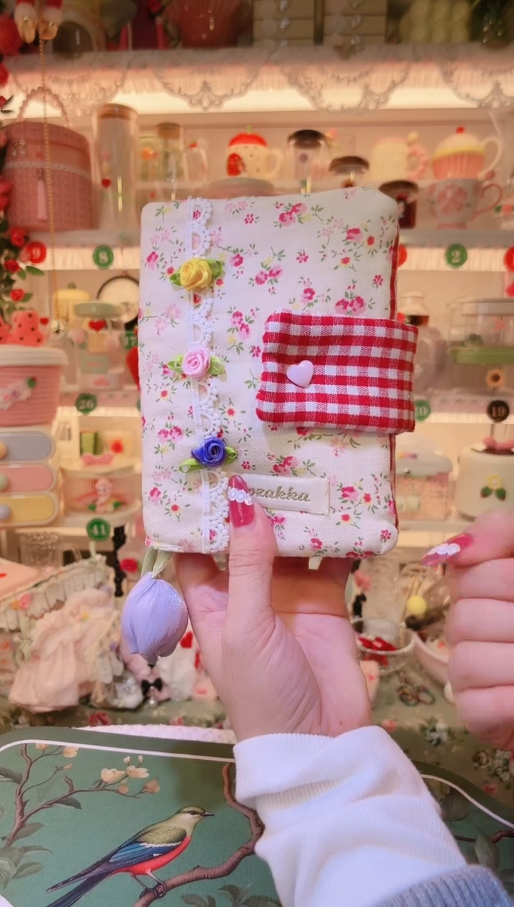 玫瑰花手账本——手工制作品质好！