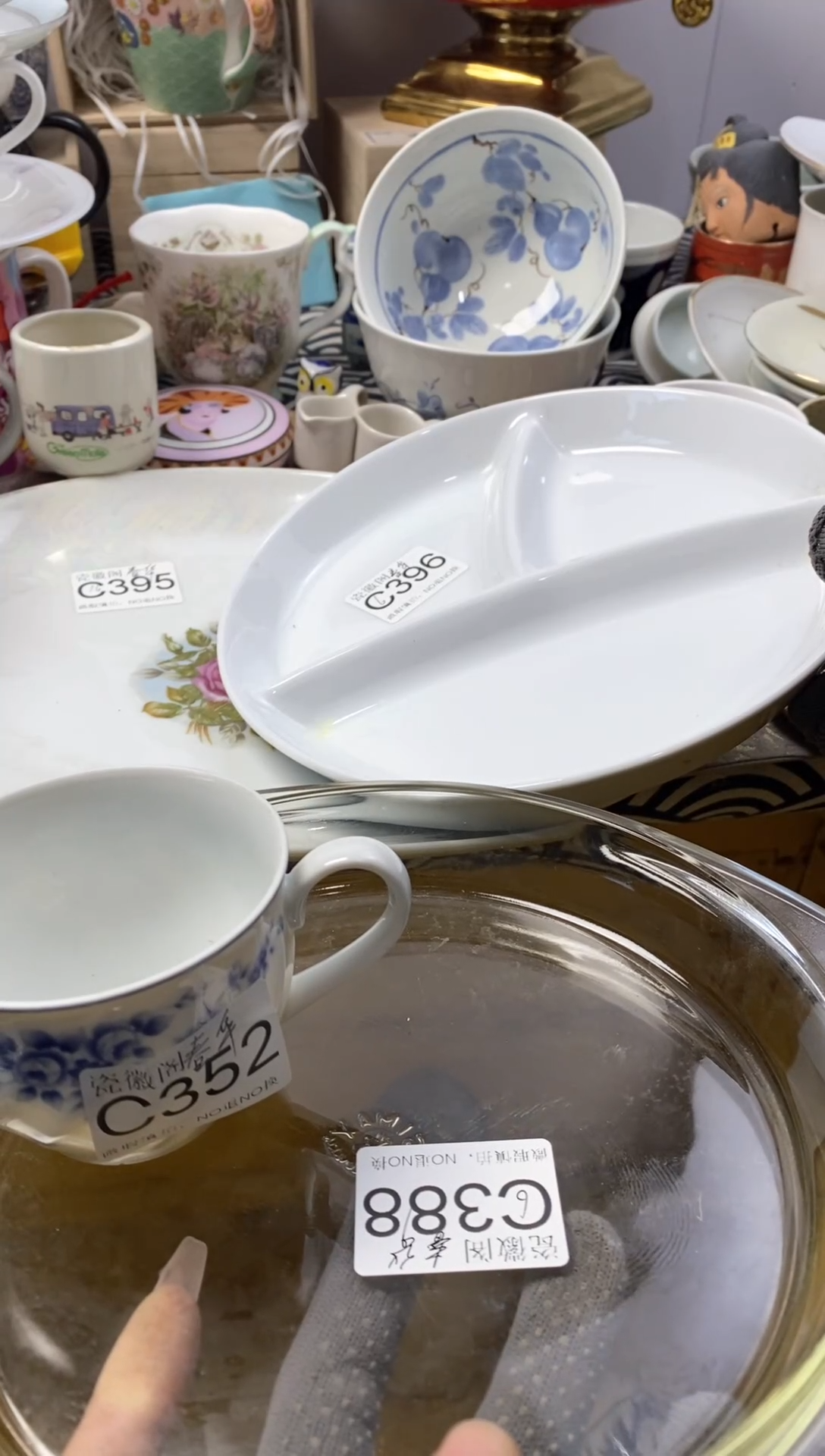 瓷片春*默认微瑕，介意慎拍C395 388 352 396