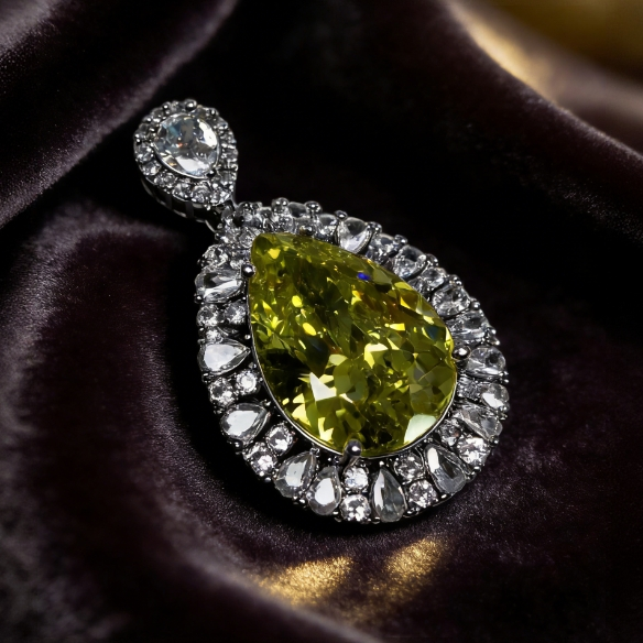 【杜美莎】高订吊坠 MM248 时尚轻奢高端定制豪镶吊坠