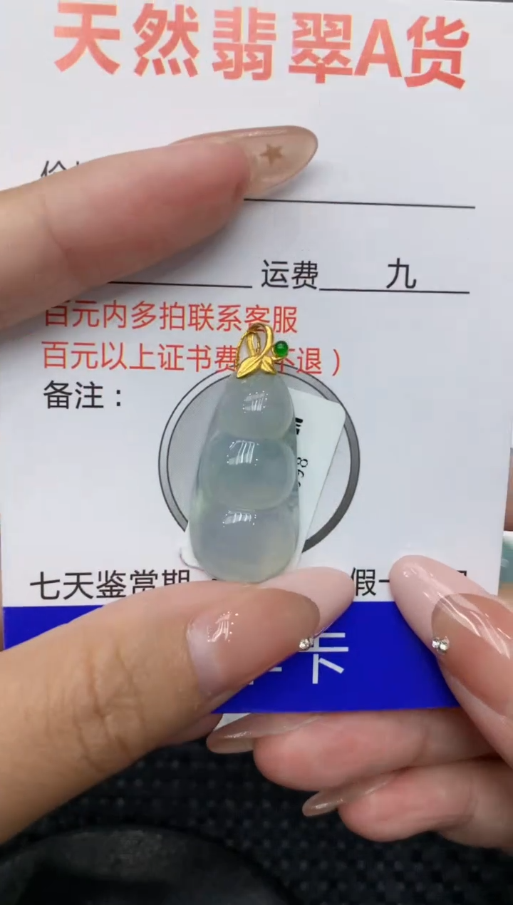 【闪购商品】翡翠颈饰18K金镶嵌111111111