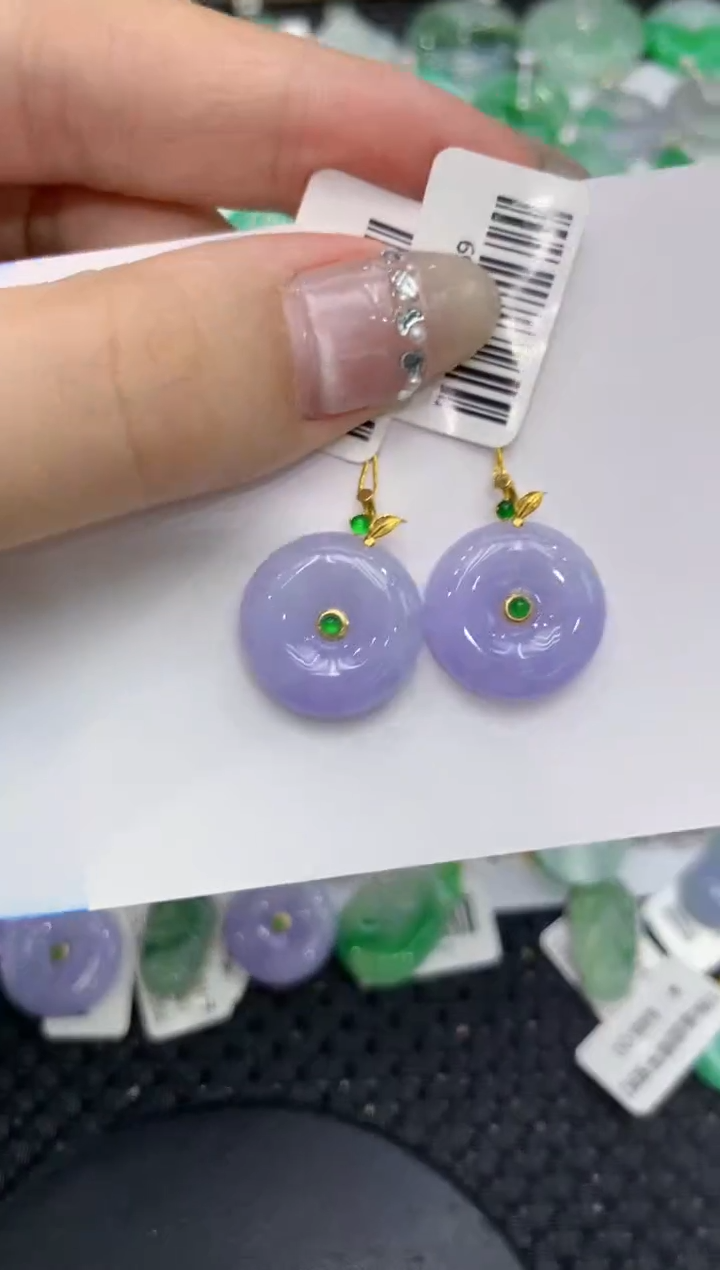 【闪购商品】翡翠颈饰18K金镶嵌 222222222多样性发其一