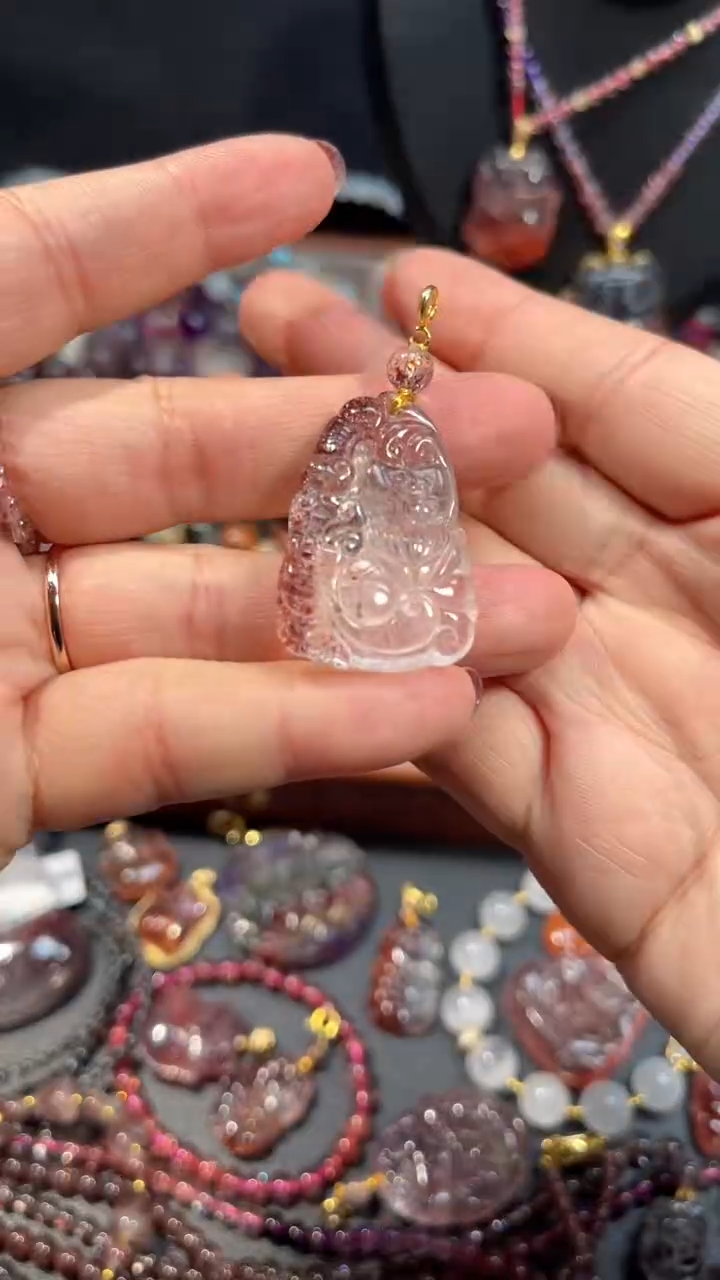 【闪购商品】水晶颈饰未镶嵌【百晶灵儿】天然定制款