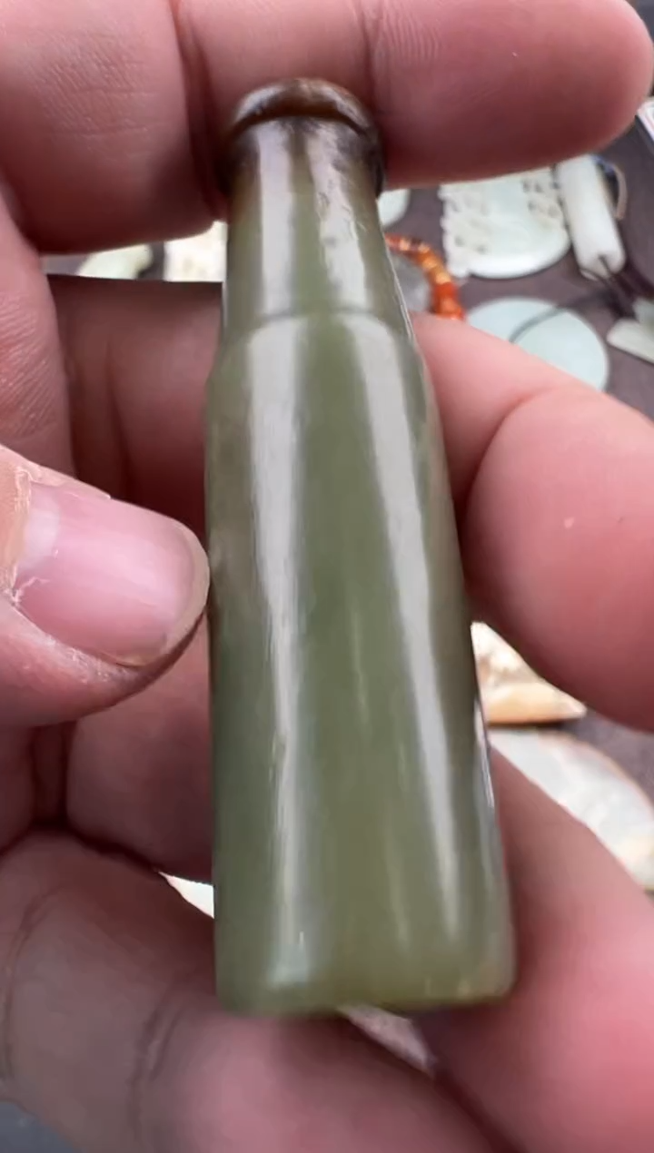 【闪购商品】和田玉清代和田玉烟嘴