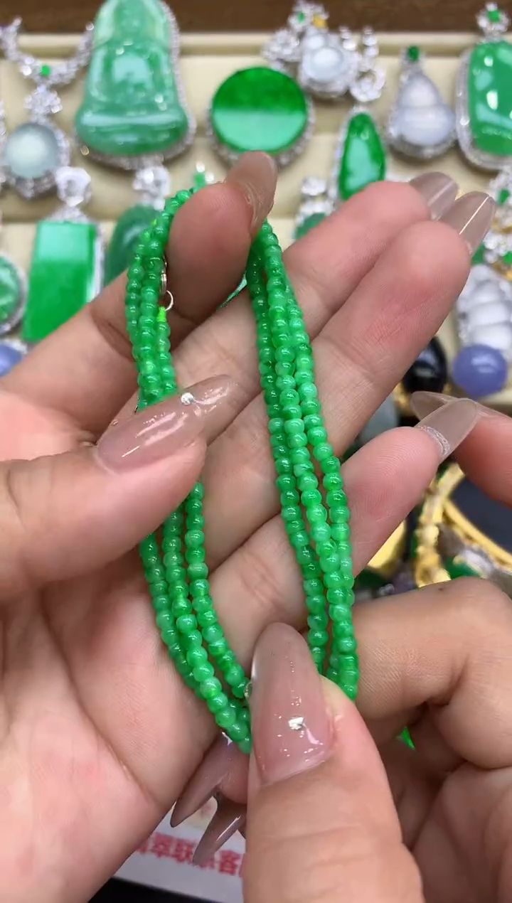 颈饰未镶嵌翡翠287-中国好珍宝