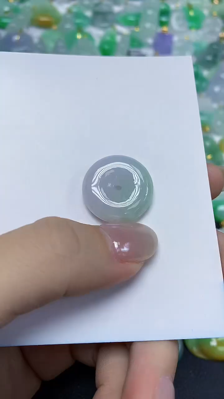 翡翠未镶嵌颈饰天然缅甸翡翠A货