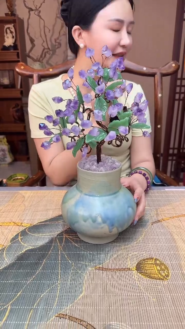 甄选好物紫韵观赏摆件