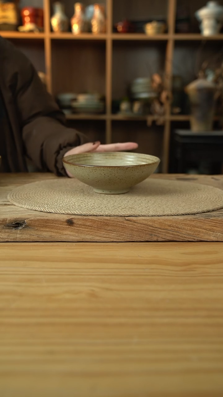 奶奶系列的7英寸内螺纹燕麦酸奶碗1个