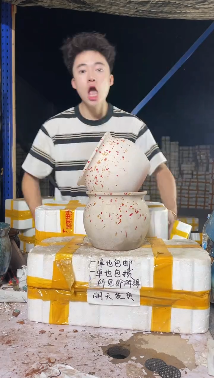 紫砂花盆宜兴紫砂粗陶花盆盆盆18/16