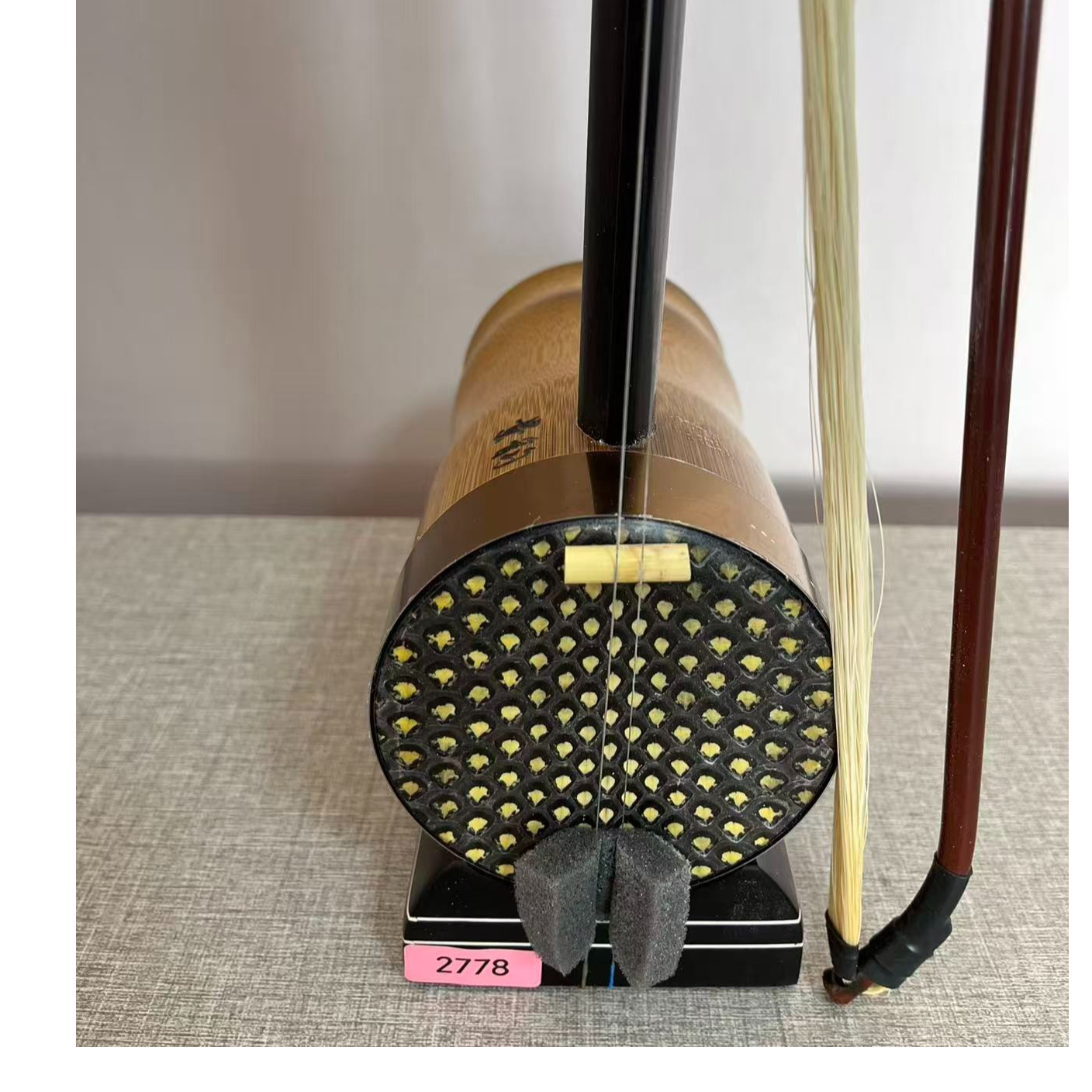 黑檀松花皮素杆花鼓大筒2778圆筒花鼓戏乐器琴筒