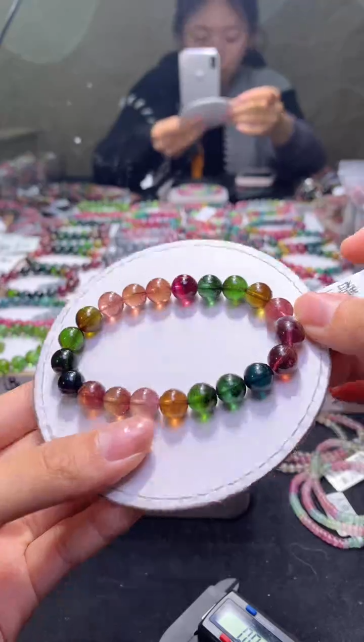 未镶嵌手串碧玺A127【天然碧玺】