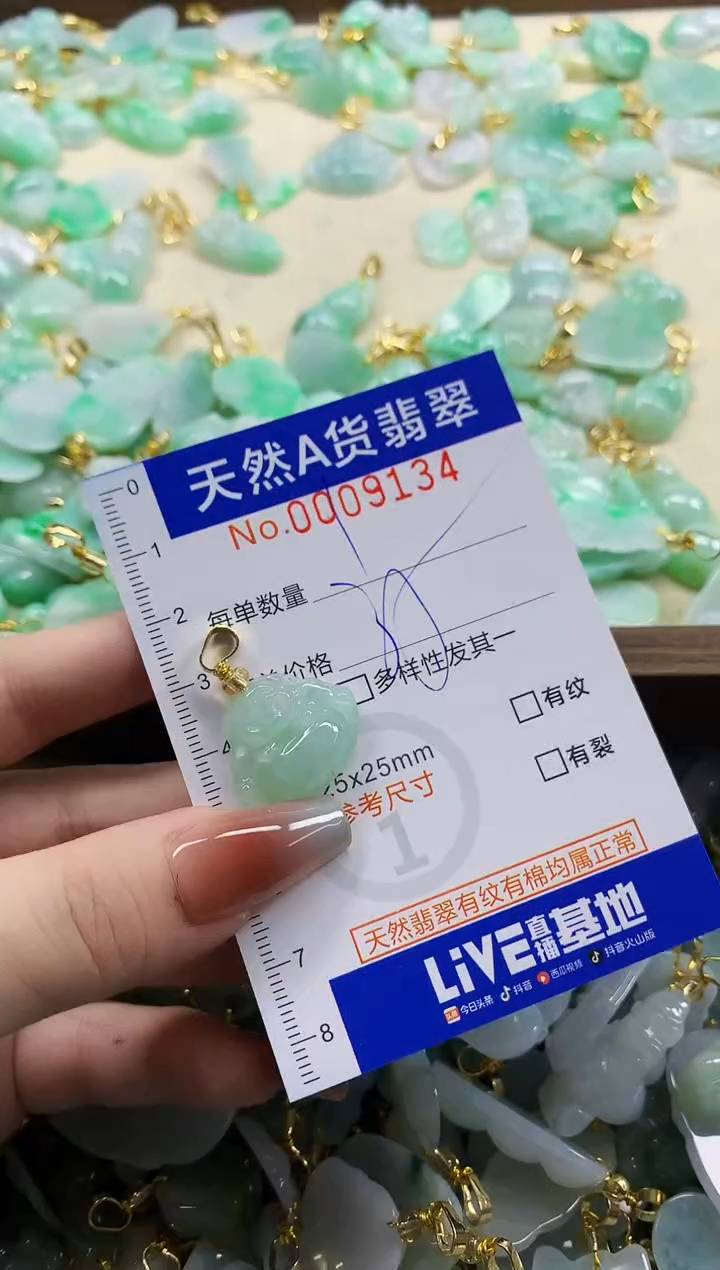 颈饰未镶嵌翡翠天然A货翡翠