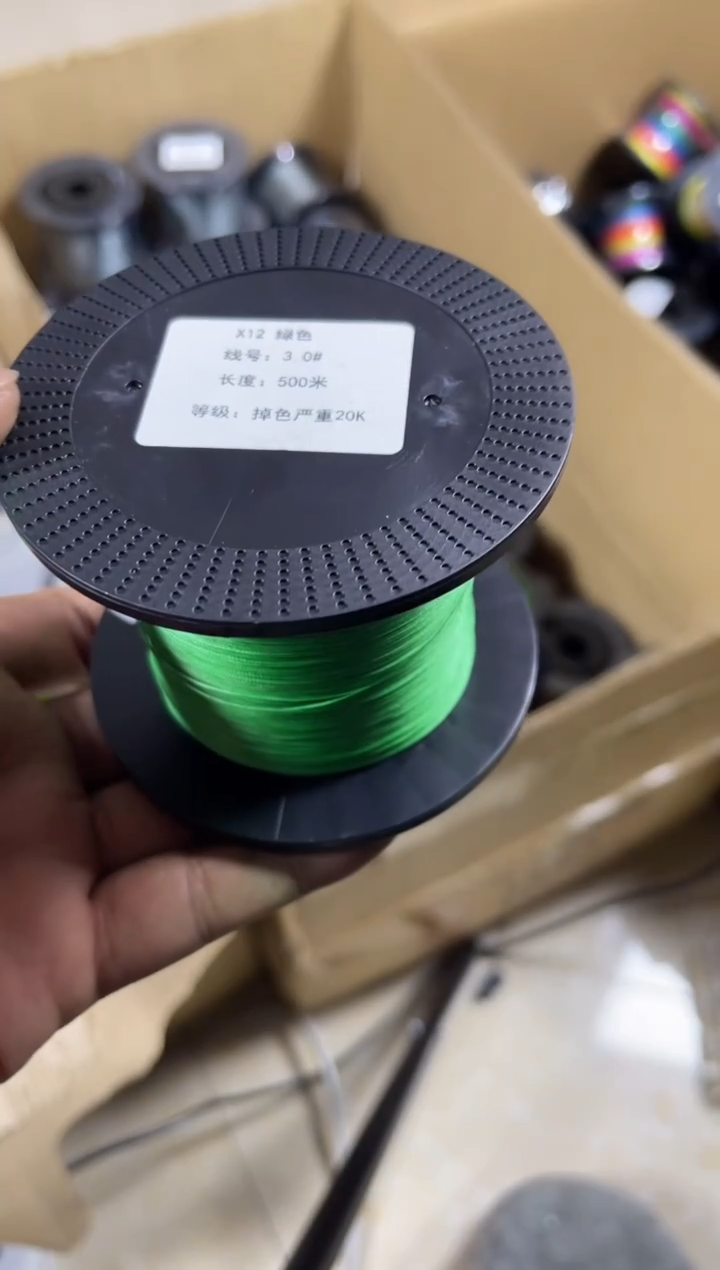 PE---3.0---X12绿色路亚线500米尾货