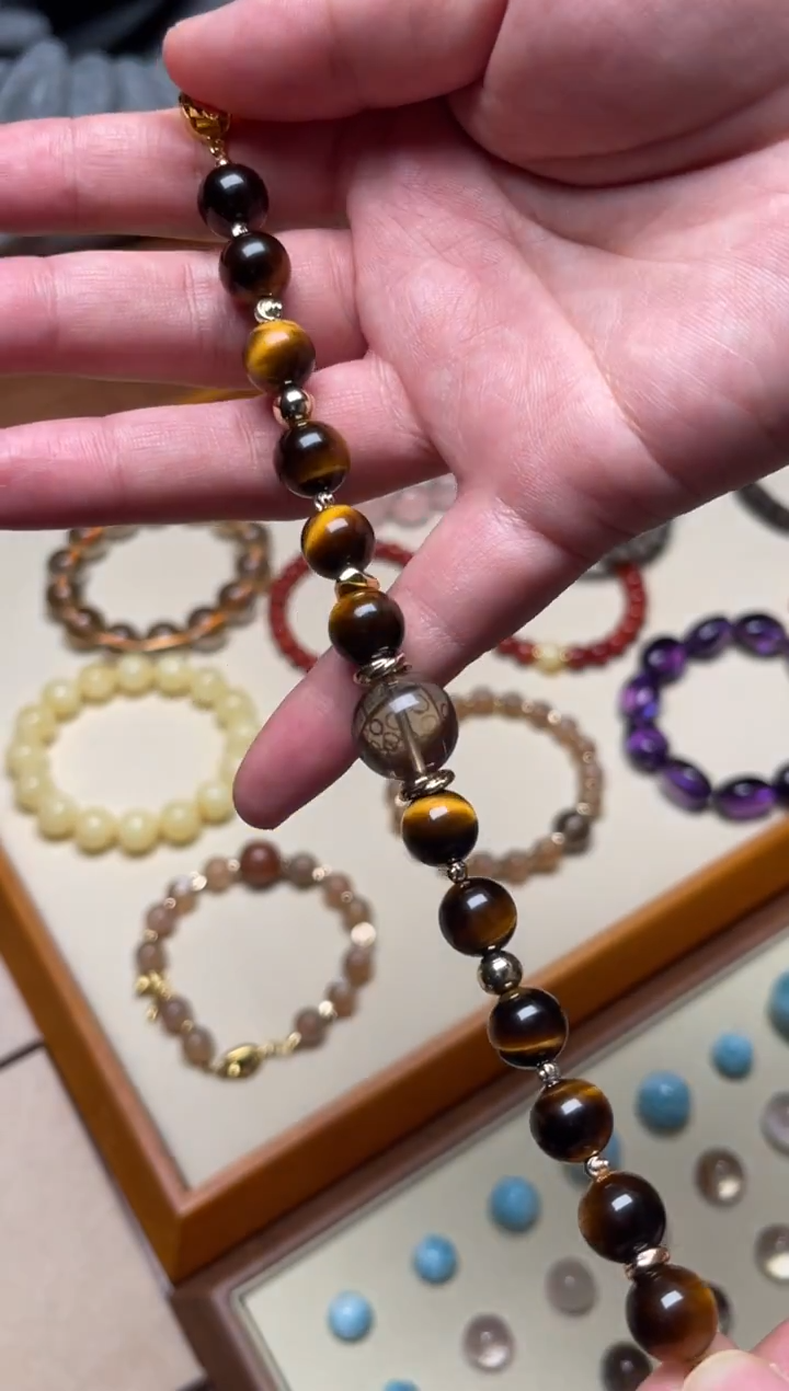 未镶嵌手串水晶Friday原创 |  金虎（虎虎生威）