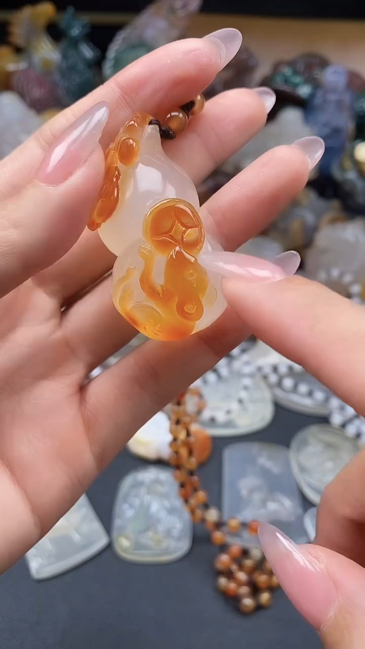 【闪购商品】玛瑙/玉髓颈饰未镶嵌dd