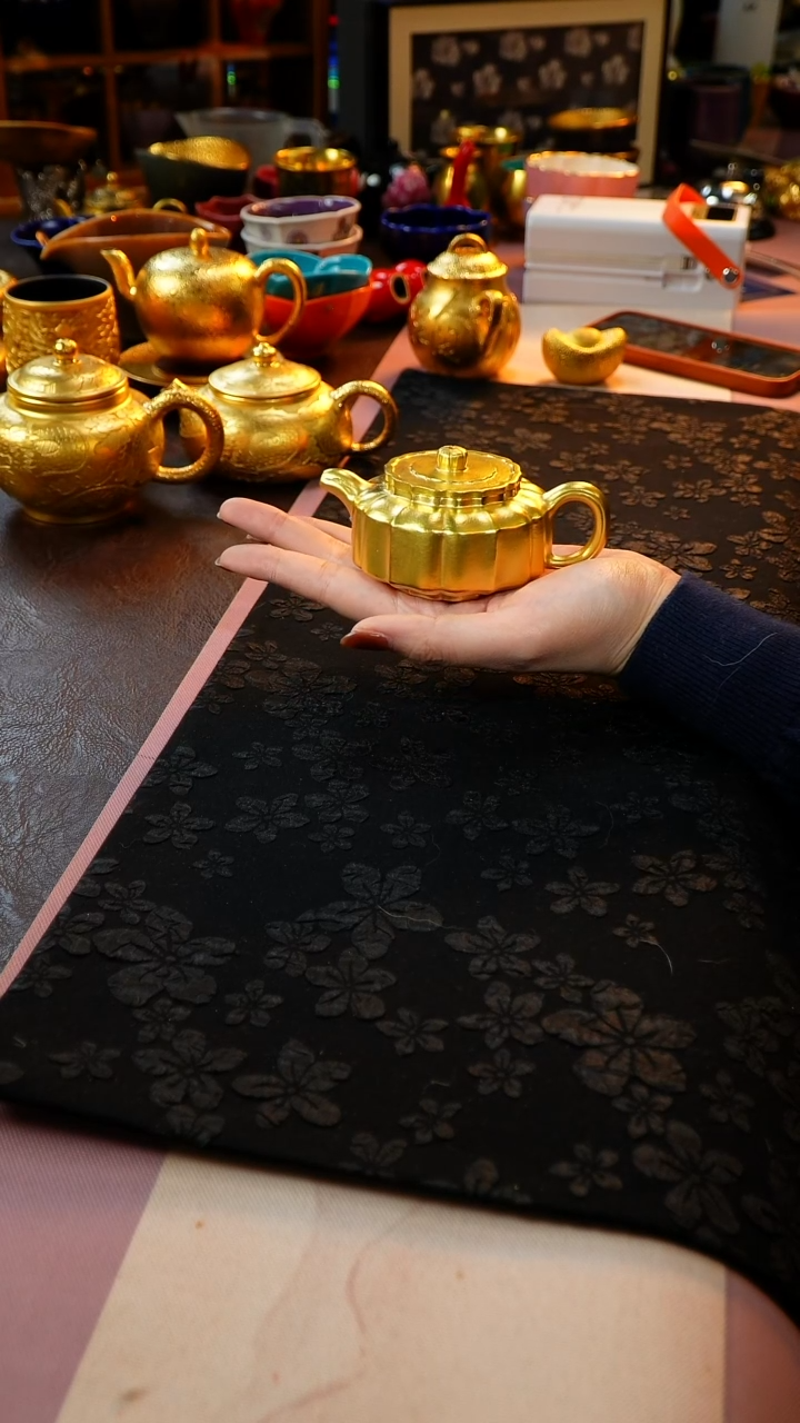 茶杯紫砂【宜景窑系列】金壶