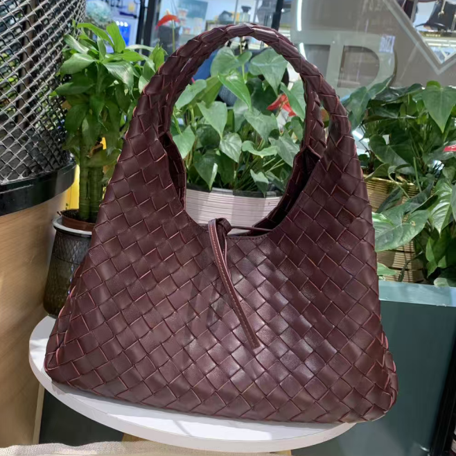 破【B-编织羊皮手袋】女士经典百搭手提包