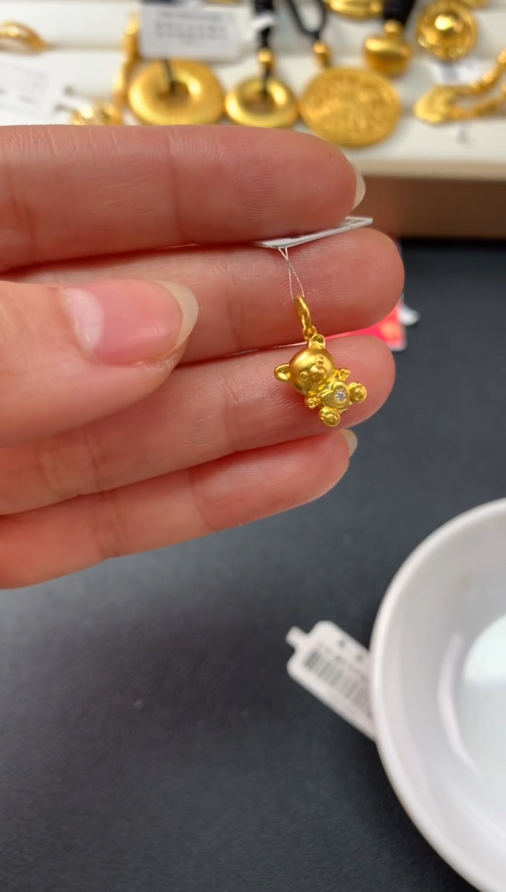 【闪购商品】定制足金吊坠(不含链)Z404|1165