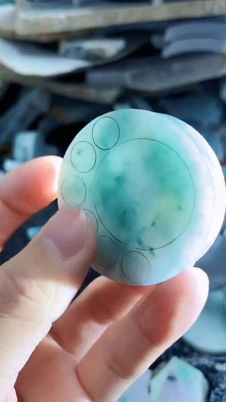 裸石翡翠天然A货翡翠板料