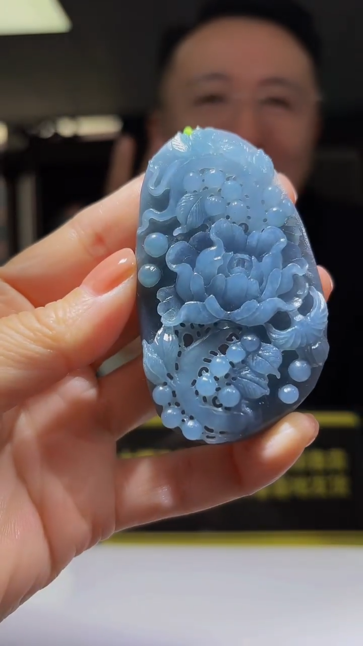 未镶嵌定制翡翠08/1231/YYY/多样性发其一件/花鸟