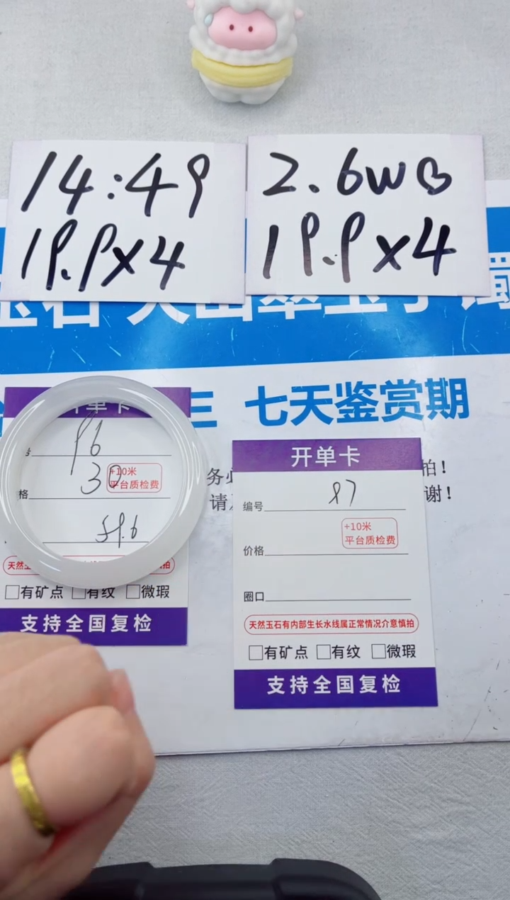 【闪购商品】石英质玉手镯合金96-58.6