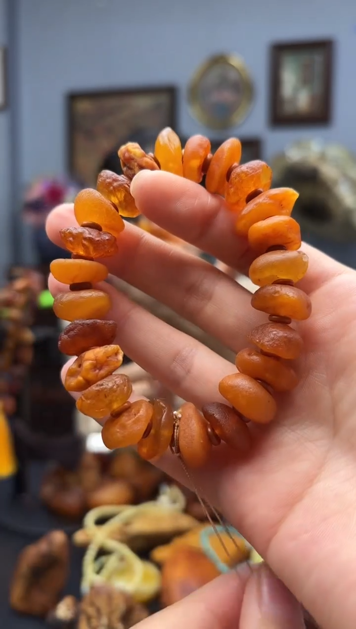 手串琥珀未镶嵌手串