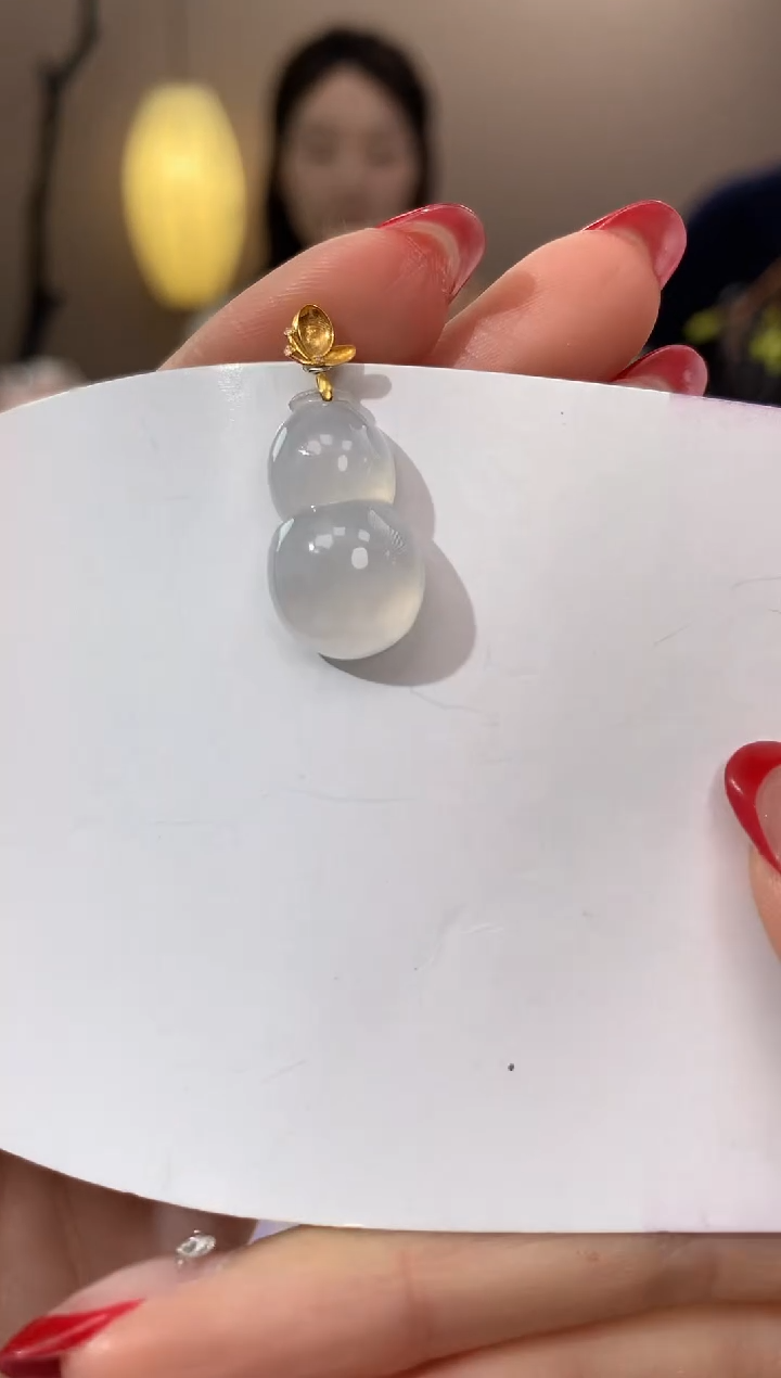 【闪购商品】翡翠颈饰未镶嵌天然缅甸a货翡翠