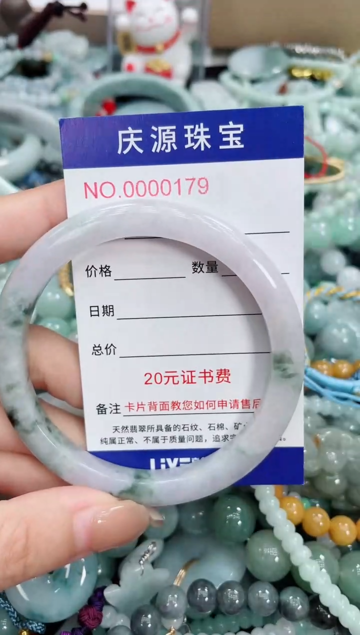 翡翠未镶嵌颈饰026