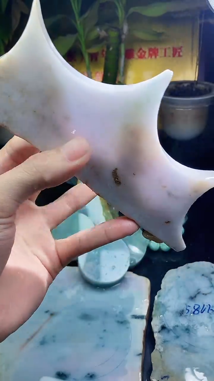 未镶嵌挂件翡翠小雨34