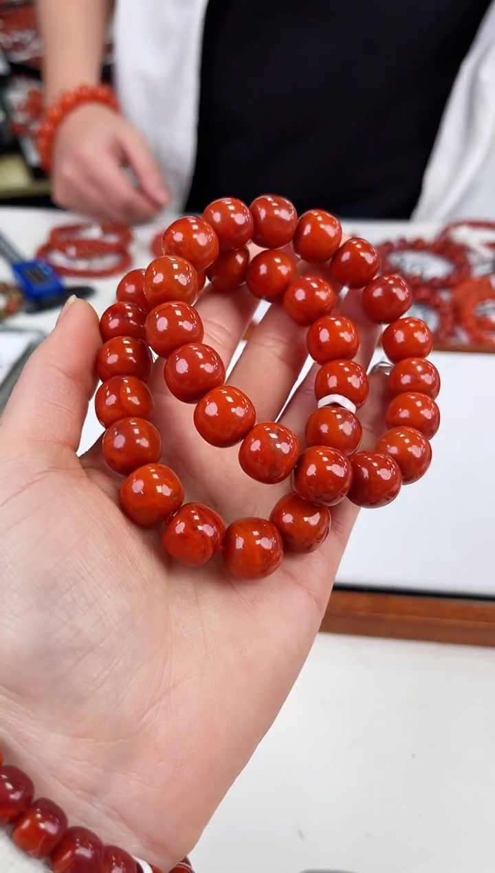【闪购商品】南红玛瑙瓦西老型手串13+未镶嵌（多样式发其一）