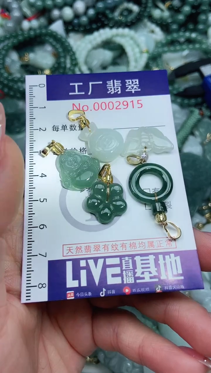 【闪购商品】翡翠吊坠(不含链)未镶嵌翡翠
