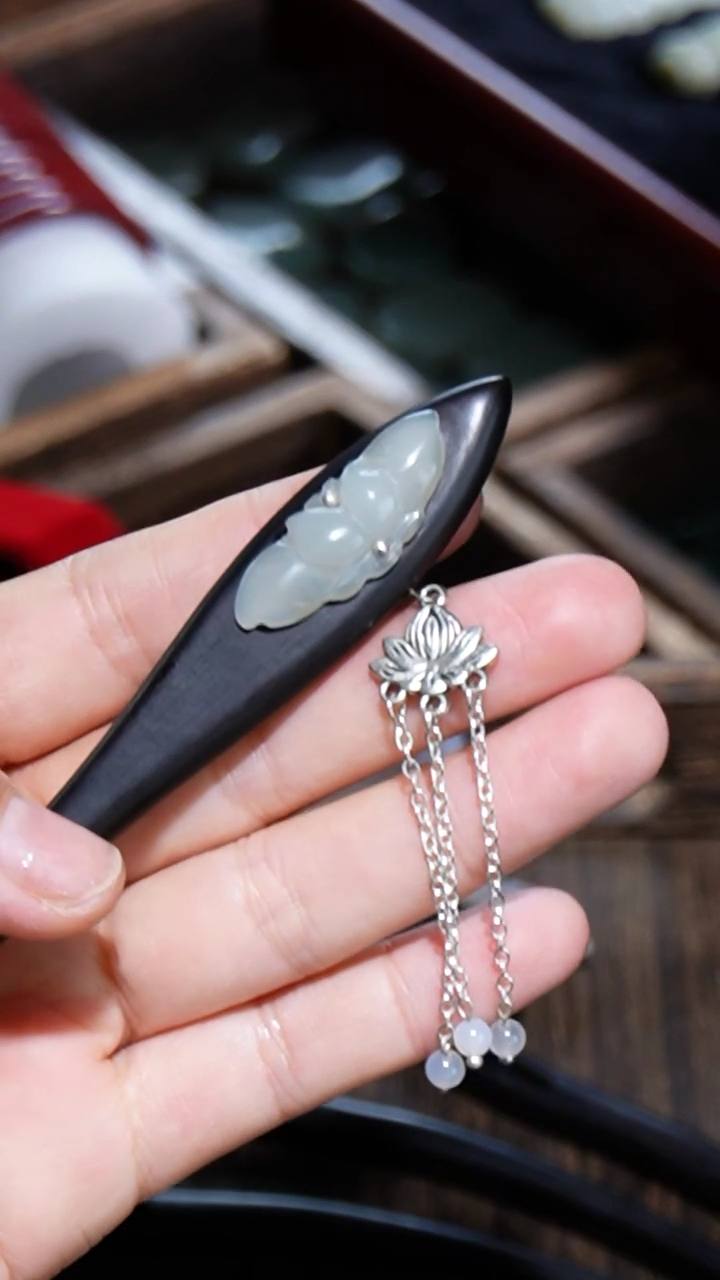 【闪购商品】岫玉发簪未镶嵌0002发簪