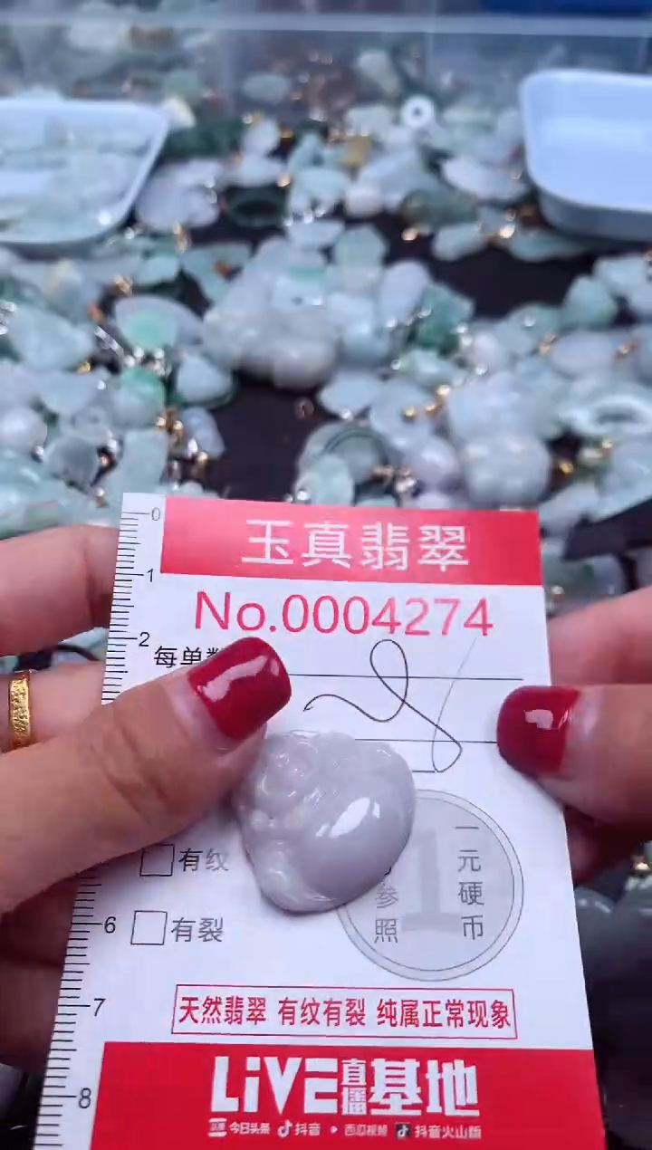 颈饰未镶嵌翡翠4274