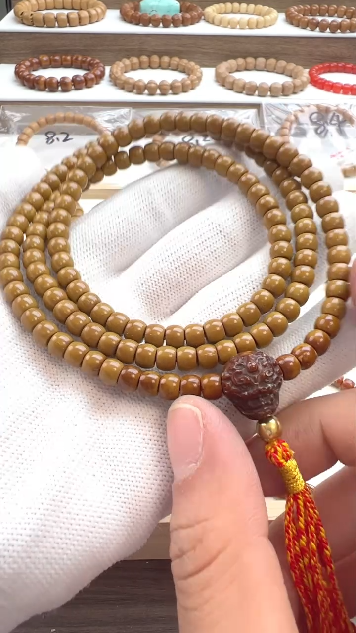 【闪购商品】橄榄核手串尺寸6原皮原色纯肉的鼠尖