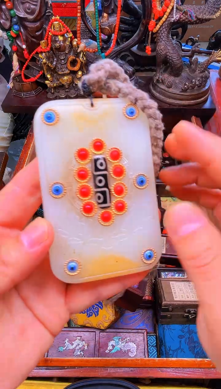 和田玉未镶嵌颈饰安哥精品精选链接a108