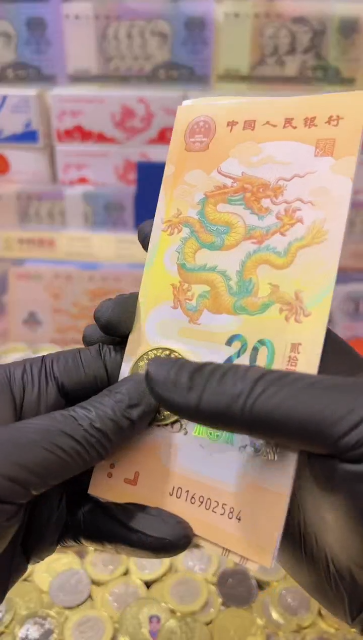 【闪购商品】其他普通金属龙腾盛世纪念八钞一币合集（纸+塑料）