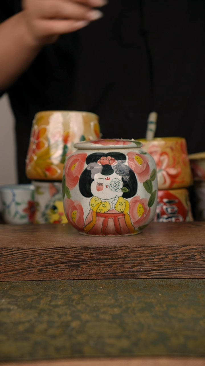 摆件泥垚手作 景德镇手工手绘器物