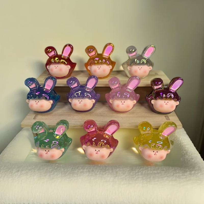 【团单】电镀款兔头饰品摆件