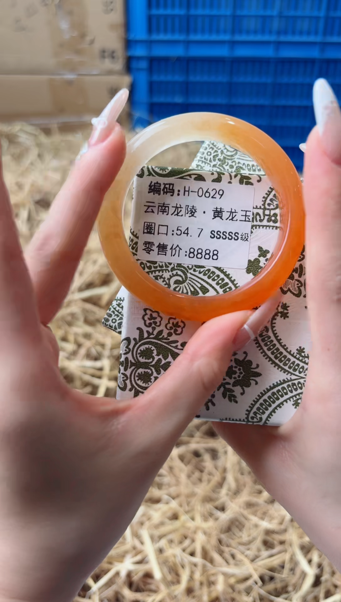 未镶嵌手镯石英质玉H-0629