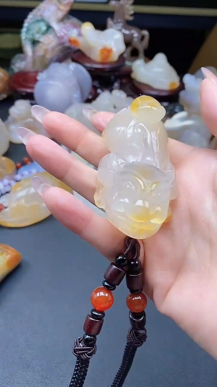 【闪购商品】玛瑙/玉髓颈饰未镶嵌dd