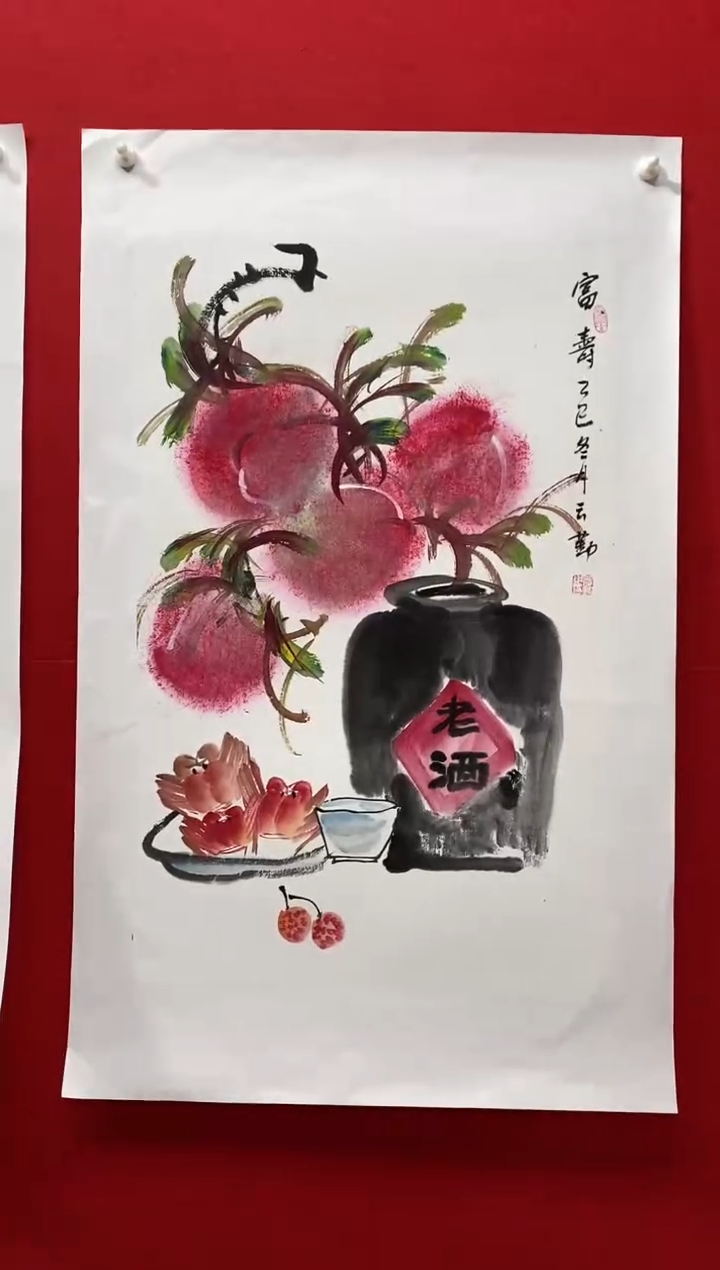 国画国画NYQ杰牛云勤老师作品