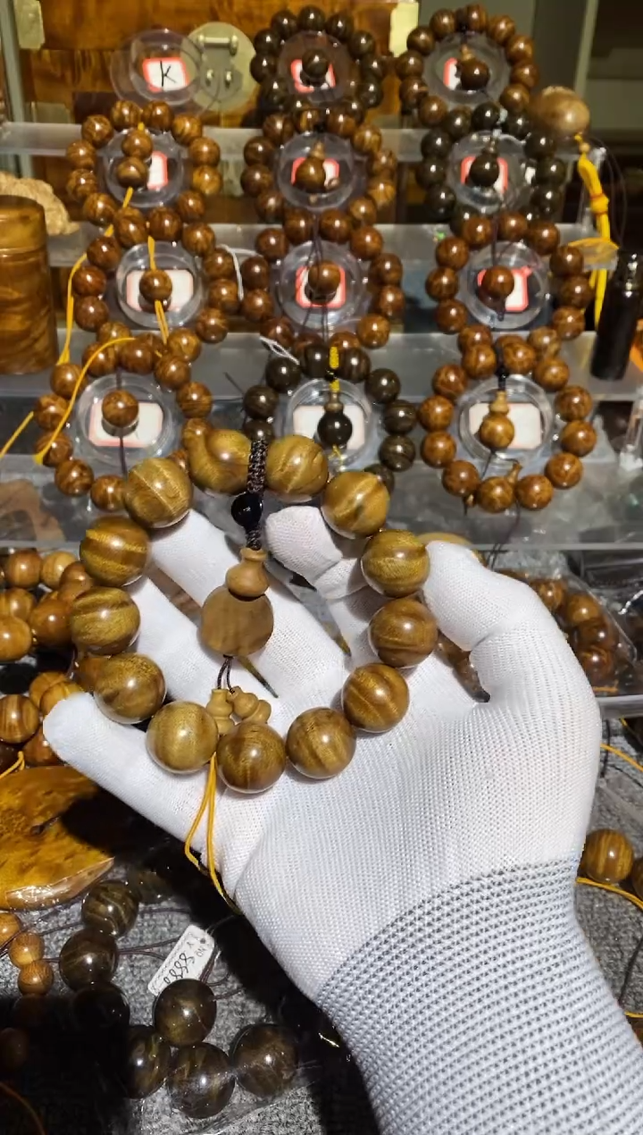 【闪购商品】楠木（金丝楠）手串/手链小叶桢楠水波纹1.8手串