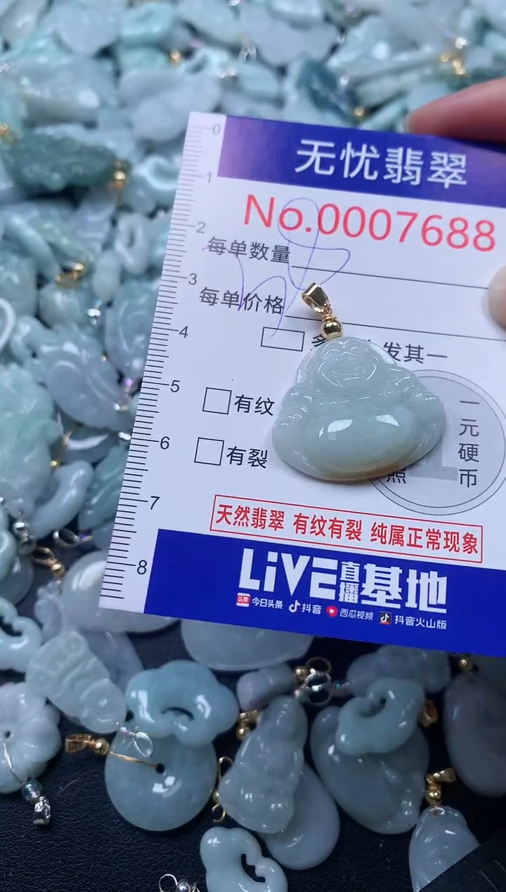 颈饰未镶嵌翡翠7688