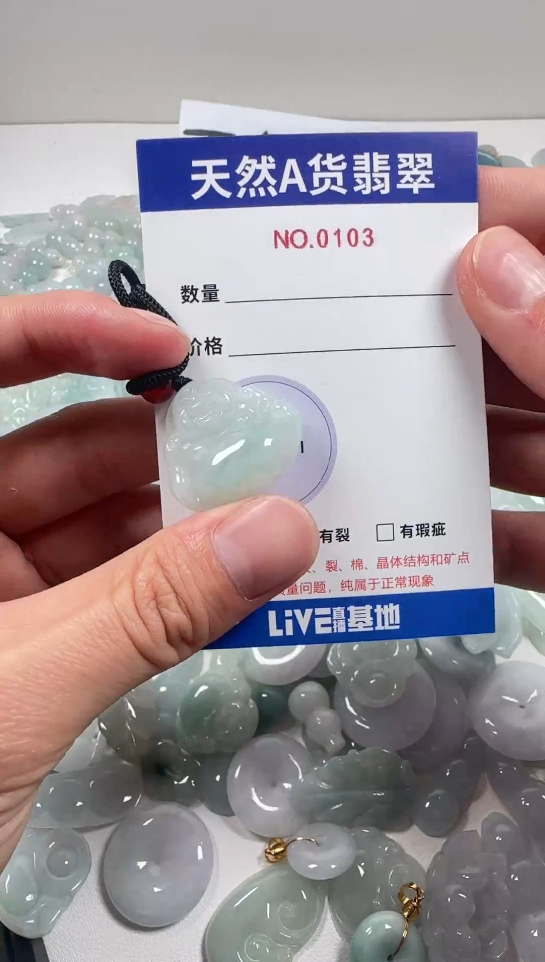 吊坠(不含链)未镶嵌翡翠103