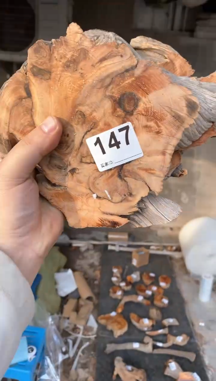 【闪购商品】柏木太行陈化崖柏（津诚林）切片