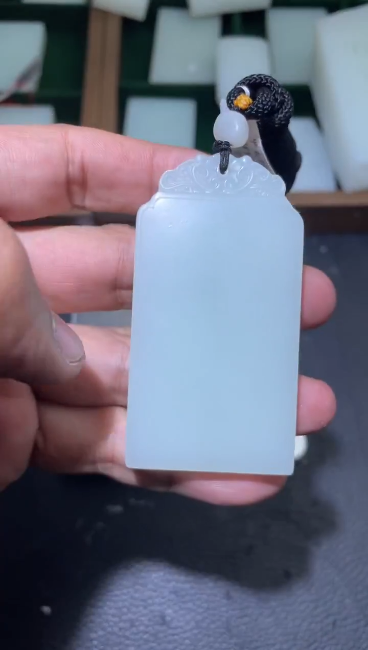 定制和田玉平安牌