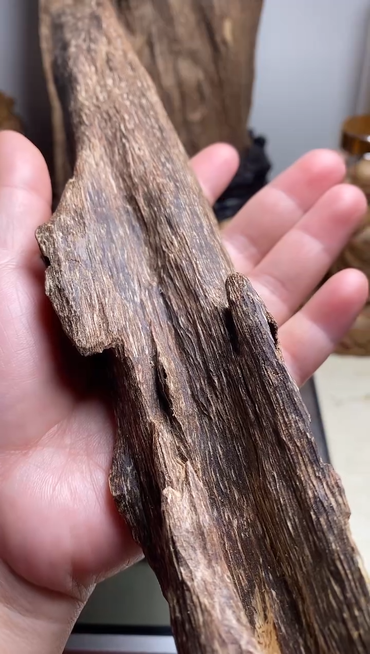 【闪购商品】沉香手把件海南沉香虫漏料88克