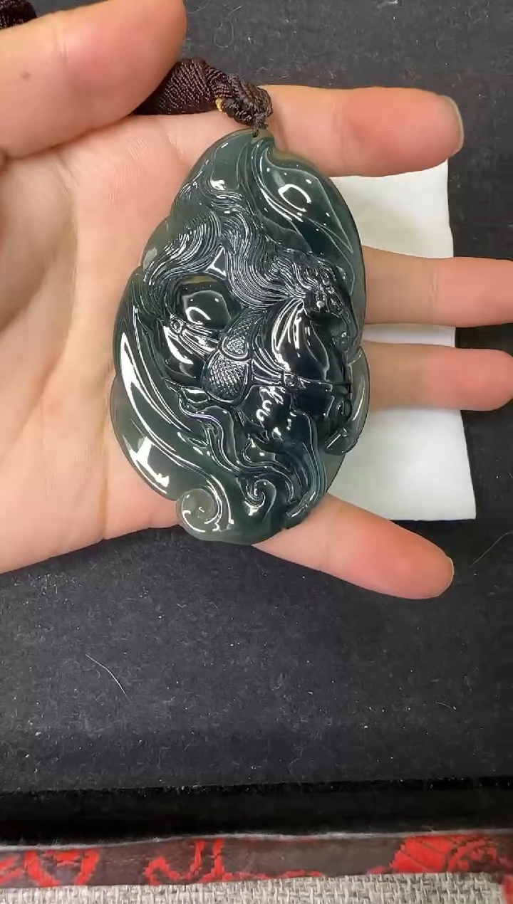 翡翠未镶嵌颈饰飞马-571890