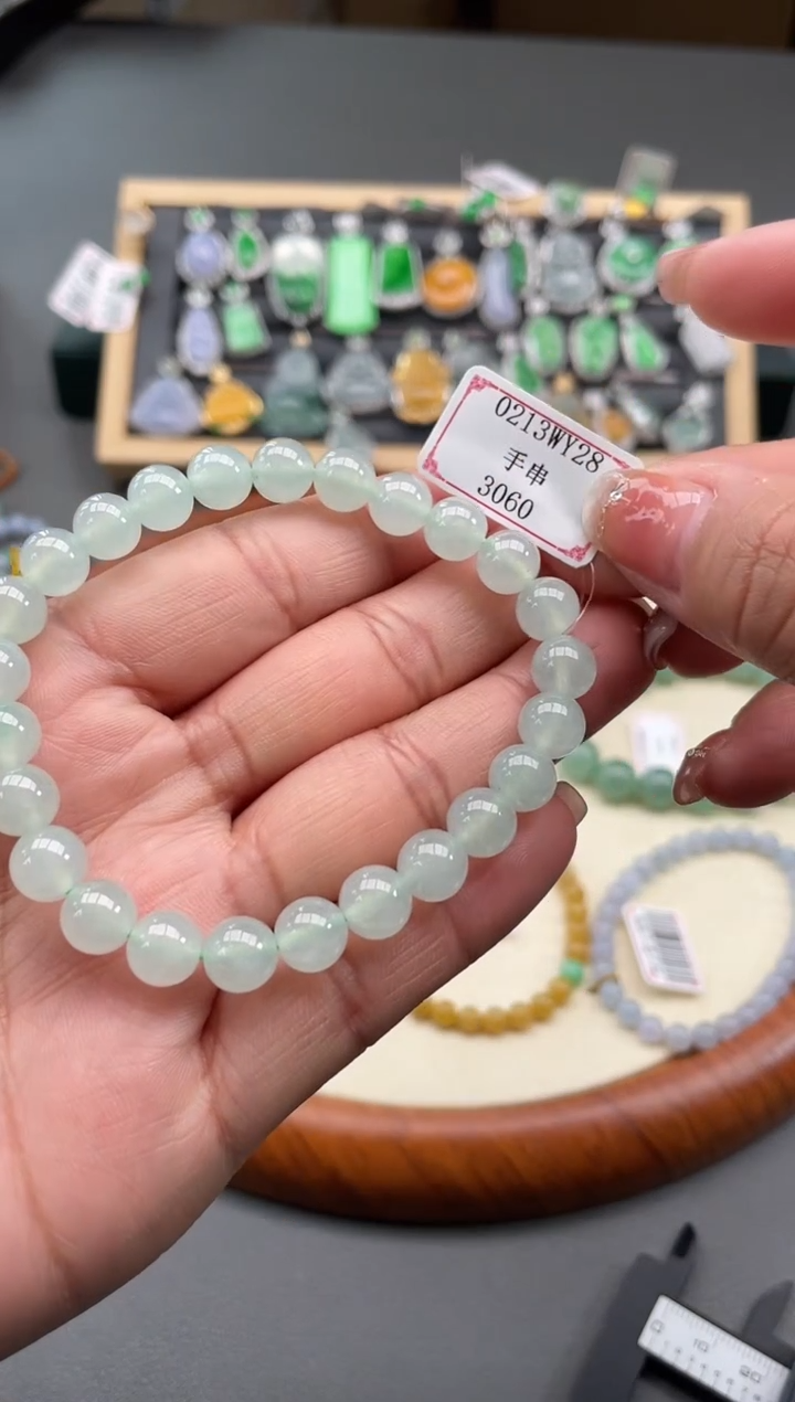 【闪购商品】翡翠手串未镶嵌0213WY28